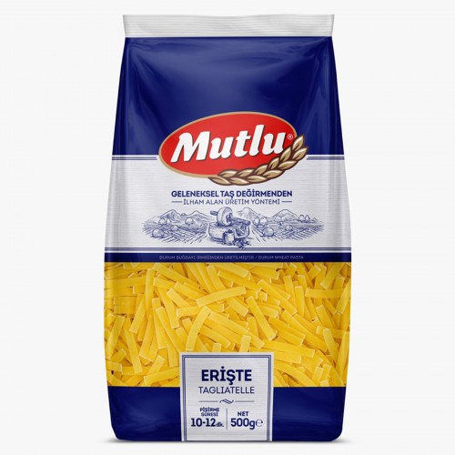 Mutlu Erişte Paket Makarna 500 G